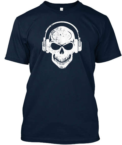 skulled DJ T-SHIRT