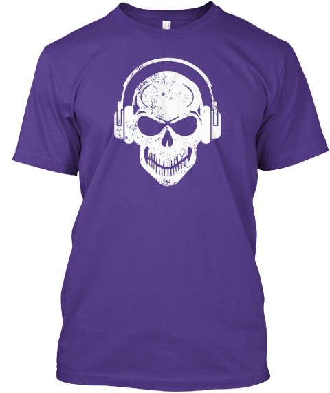 skulled DJ T-SHIRT