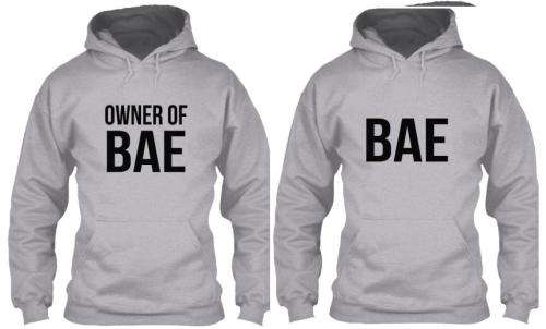Couple Matching Hoodies in pairs (Owner of Bae & Bae)