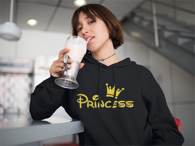 Couple Matching Hoodies in pairs (Prince/Princess)