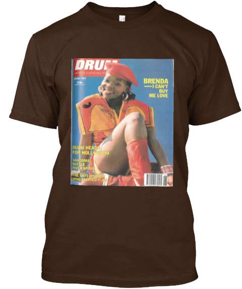 Brenda Fassie Drum Cover T-Shirt