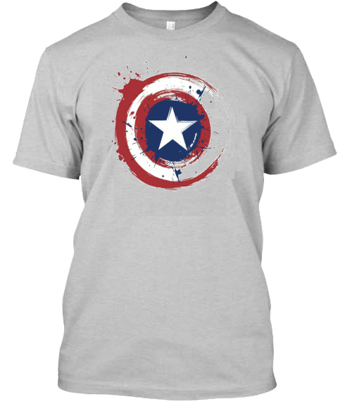 Captain America artistic T-shirt