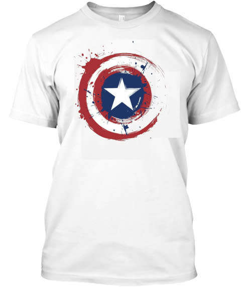 Captain America artistic T-shirt