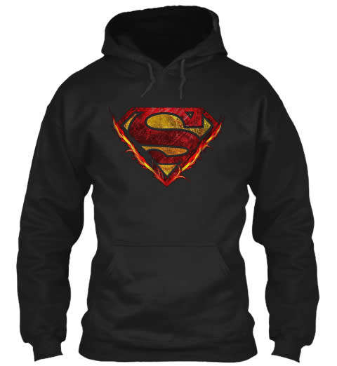 Flamed Superman Hoodie