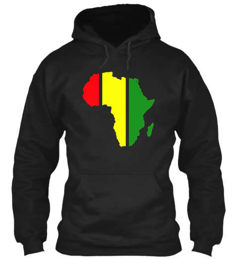 Stylish Africa Map Hoodie