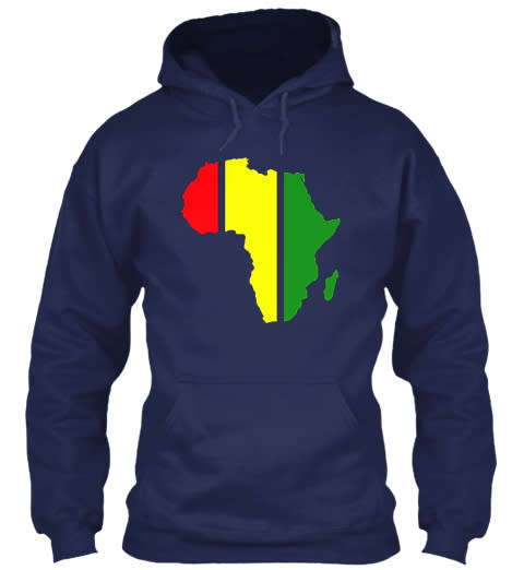 Stylish Africa Map Hoodie