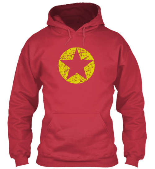 Grundged Star Hoodie