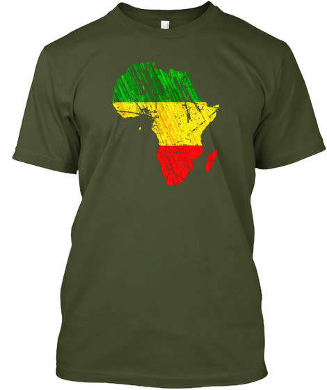Africa Map T-SHIRT