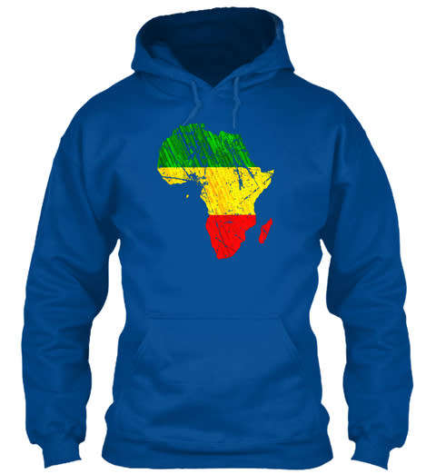 Africa Map Hoodie