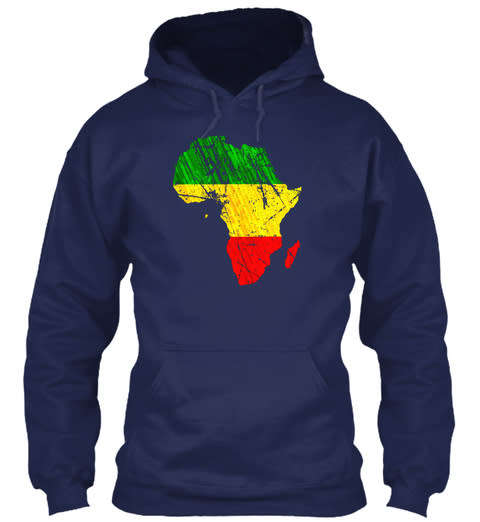 Africa Map Hoodie