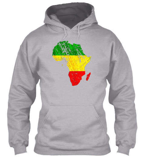 Africa Map Hoodie