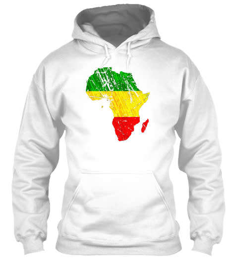 Africa Map Hoodie