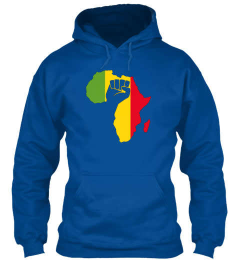 Africa Map Hoodie