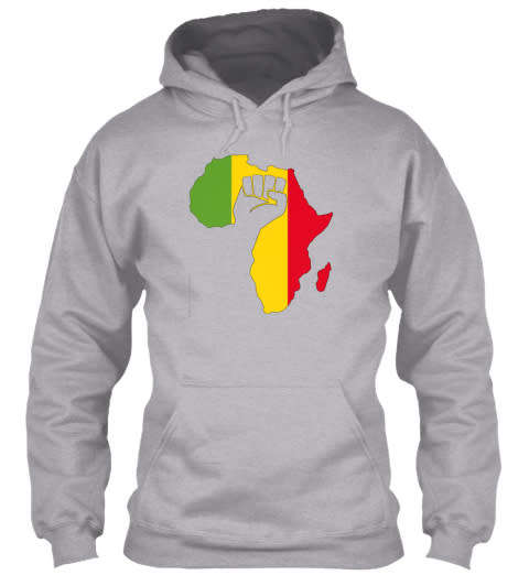 Africa Map Hoodie