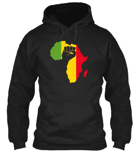 Africa Map Hoodie