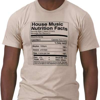 HOUSE MUSIC MENU T-SHIRT