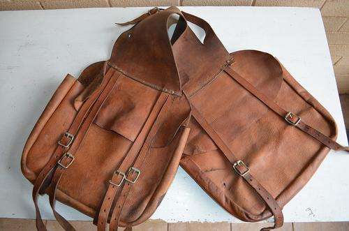 Leather Saddle Bag