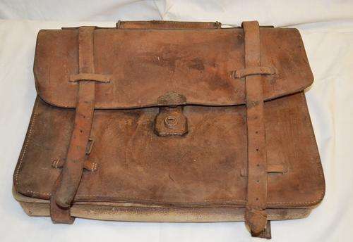 Vintage Leather School Bag