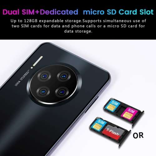 Mate33 Pro 6.1 Inches Android 9.1 Large Memory