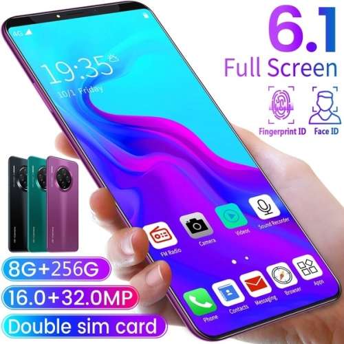 Mate33 Pro 6.1 Inches Android 9.1 Large Memory