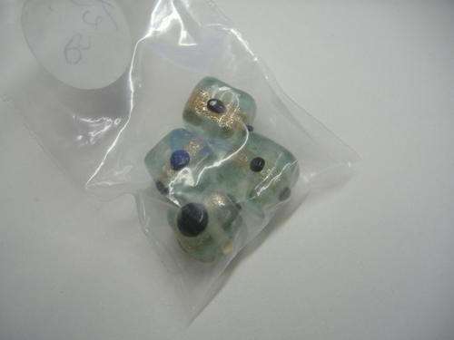 pale blue squares with gold stripe detail