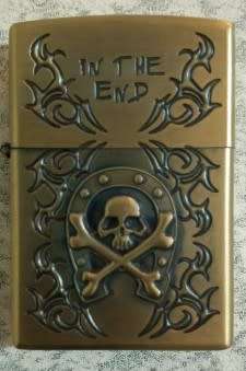 Skull Zippo - Detailed