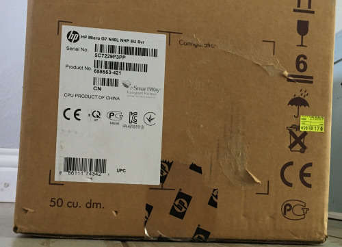 HP Proliant Microserver G7 N40L