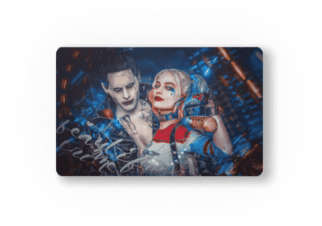 Harley Quinn and Joker Themed Mouse Pad