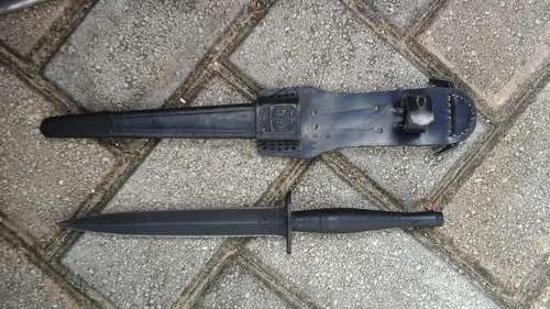 Indonesian special forces kopassus knife