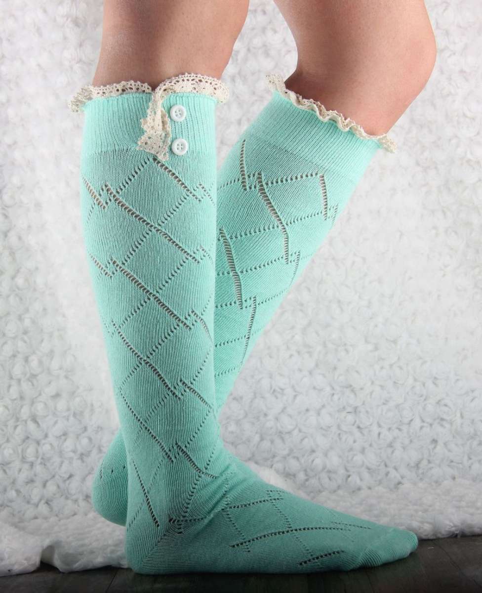 Ladies vintage style socks