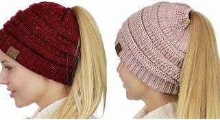 ladies ponytail beanie