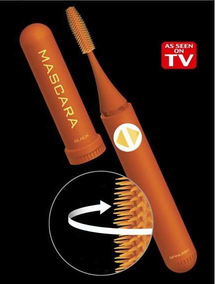 SpinLash 360 degree electronic eyelash curler and mascara applicator