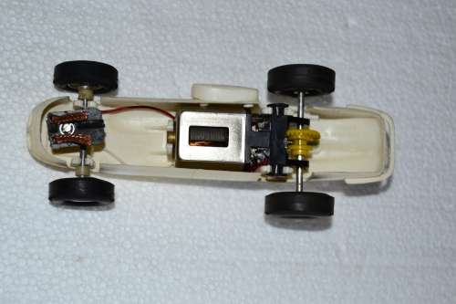 Scalextric (Triang) - Offenhauser (White) - see discription