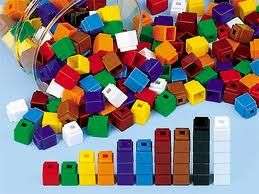 100 UNIFIX MATHS COUNTING BLOCKS - PHILIP & TACEY - BRAND NEW