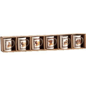 Big 5 Mini Mugs Set of 6