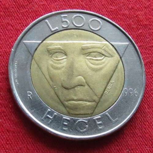 San Marino 500 Lire 1996 bimetal