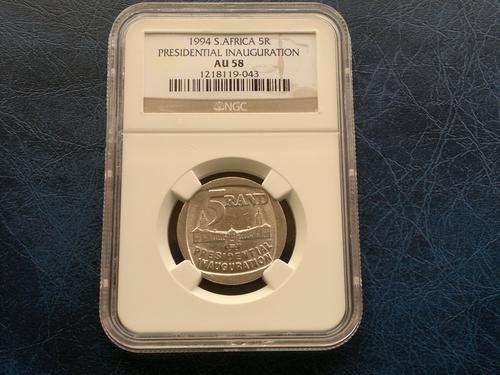 AU58 MANDELA INAUGURATION R5 1994