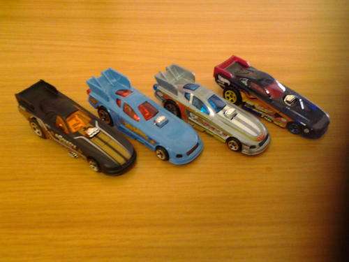 Hot wheels funny cars, lot of 4