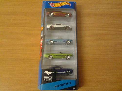 Hotwheels mustang 5 pack