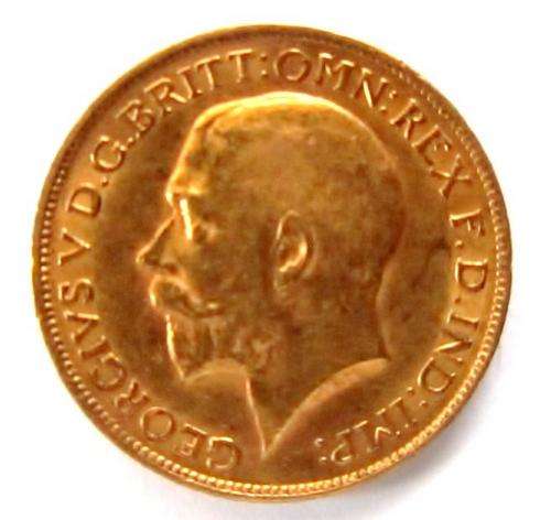 *1927 GOLD Pound King George V**