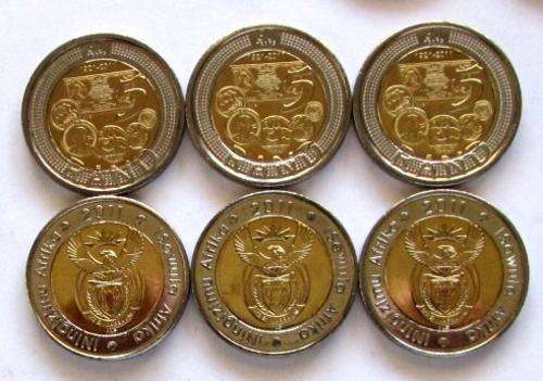 **SARB 90th Anniversary R5 Mint State Coins **