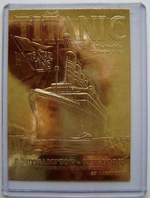 **23 karat Gold Titanic Card - Sealed ** Crazy R1 Start!!