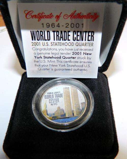 **World Trade Center Statehood Quarter from the Merrick Mint** Legal Tender@ Mad R5 Start