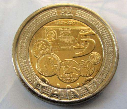 * Mint R5 SARB 90th Anniversary Brilliant Coins Sealed **