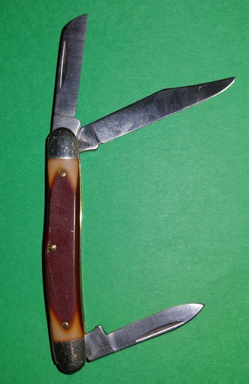OLD TIMER Schrade NY USA 1080T Multi Pocket Knife