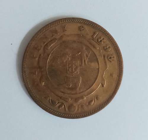 1898 1 Penny Zuid Afrik