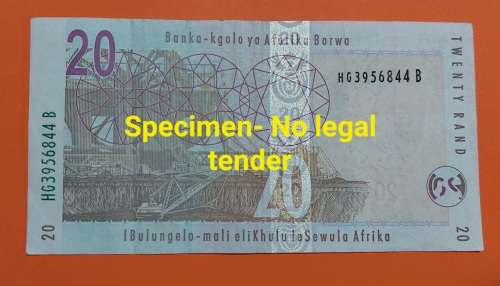 R20 SA Bank Note