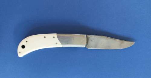 Vintage Pocket Knife ('Ivory-like'-handle)