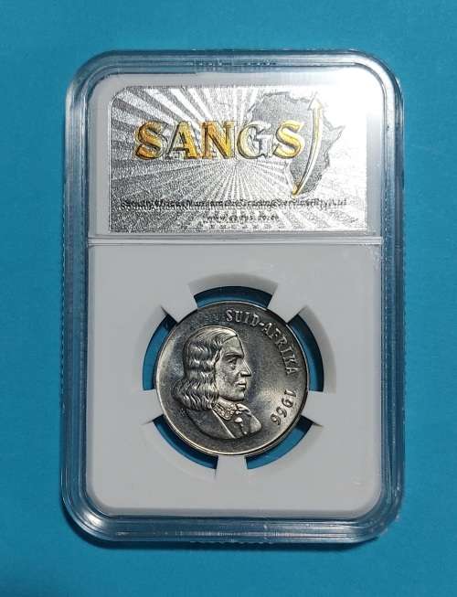 1966 South Africa Afrikaans 50c MS62