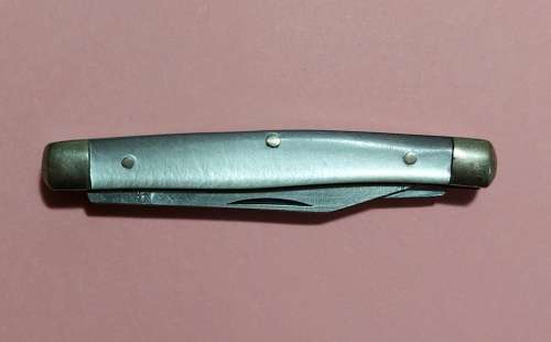 Stainless 'Mother-of-pearl-like-handle' double blade dainty Pocket Knife